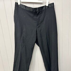 Mens Black Tuxedo Pants 40S/34W
